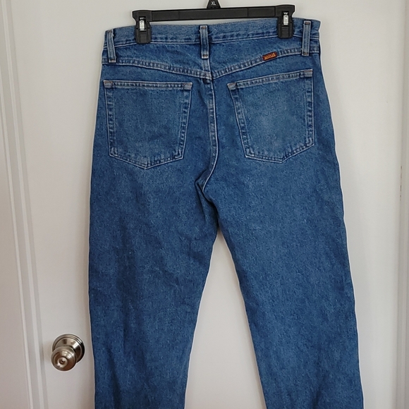 VINTAGE RUSTLER RIGID DENIM JEANS - Picture 2 of 9